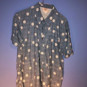 Marvel Button Shirt, Men M